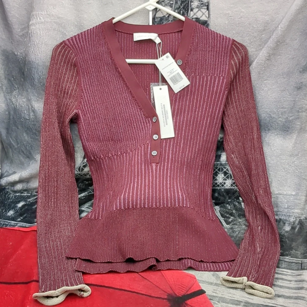 Jonathan Simkhai Memphis  Henley shirt